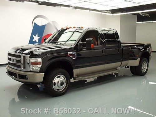 2008 ford f350 king ranch 4x4 6.4 diesel dually nav 32k texas direct auto