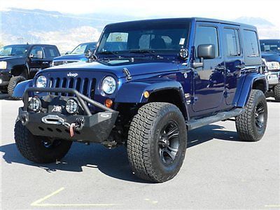 Unlimited 4 door hardtop 4x4 custom lift wheels bumpers winch auto new tow