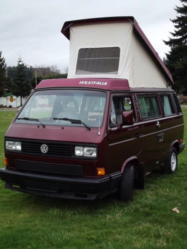 91 westfalia 1 owner,og paint in excellent condition,garaged since new rust free