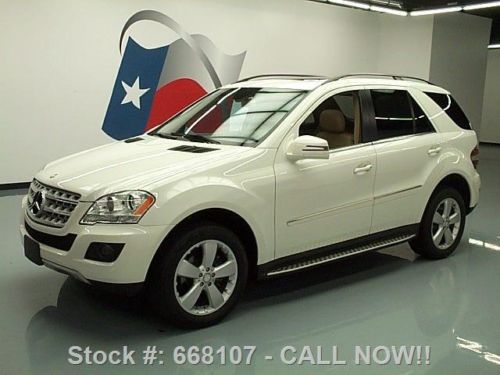 2011 mercedes-benz ml350 4matic awd p1 sunroof nav 15k texas direct auto