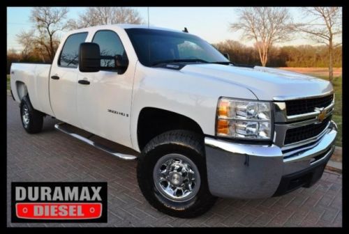 2009 chevrolet silverado 3500hd 4x4 crew cab 6.6l duramax allison tx one owner