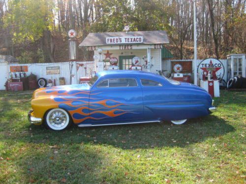 1950 mercury/chopped custom/hot street rat rod/corvette engine automatic