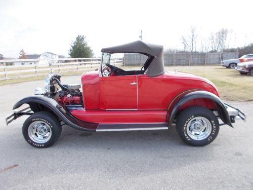 1929 ford model a roadster hot rod, steel body, street ready, low reserve