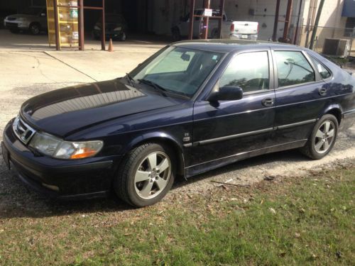 2002 saab 9-3 9 3 turbo 5 speed manual for fix or parts 4 door hatch 2.0l se