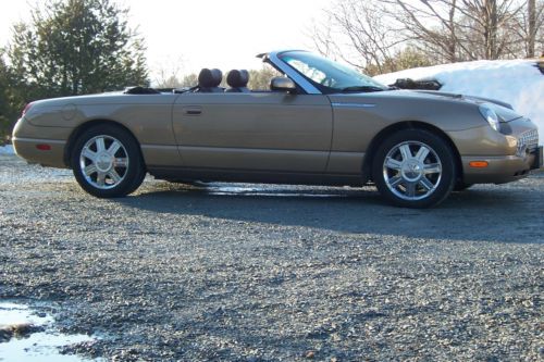 2005 thunderbird 50th anniversary edition sports convertible