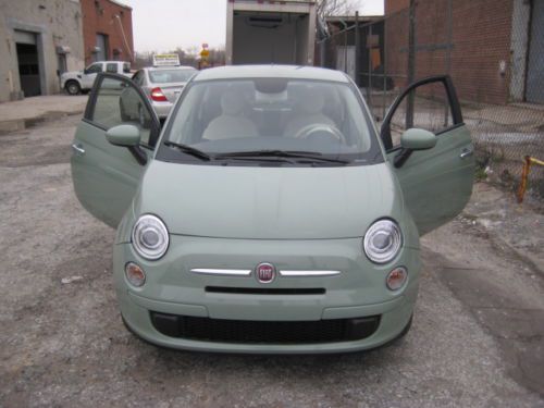 Fiat 500 very low miles (2013) salvage