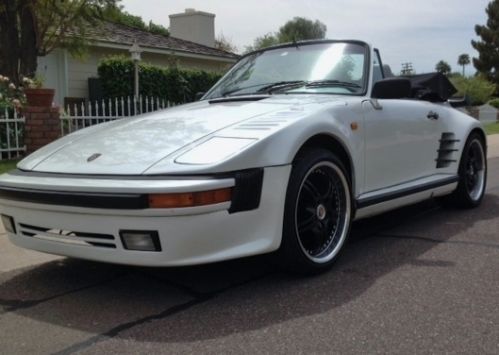 Porsche 930 convertible 911 / 930 slant nose, steel nose, 3l, 5-speed, white