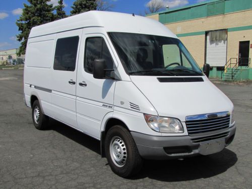 Dodge sprinter 2500 high top cargo van!!! autocheck, rear bench seat!!!