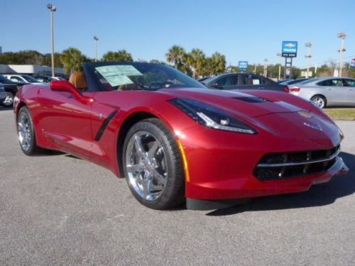 2014 chevy corvette stingray convertible crystal red metallic navigation