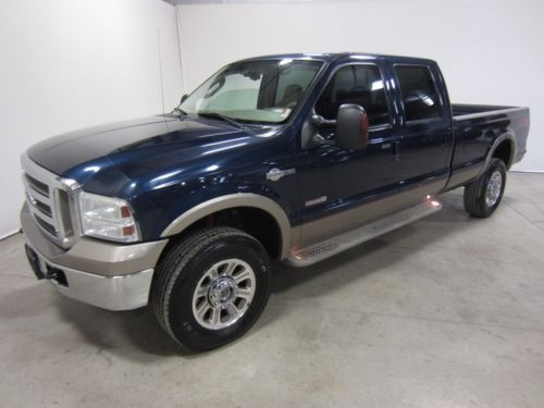 06 ford f-350 super duty king ranch crew long 4x4 6.0l v8 turbo diesel 1co owner