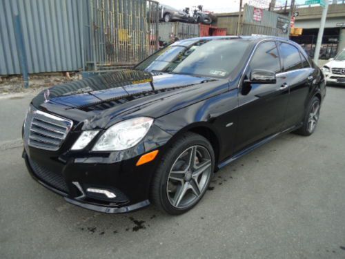2010 mercedes-benz e550 4matic - amg package - loaded - rebuilt/$ave!!
