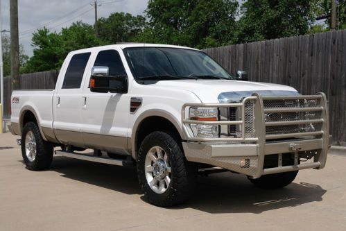 2010 ford f250 king-ranch 6.4l diesel 4x4 fx4 one-owner, roof, navi, 20&#034;, loaded