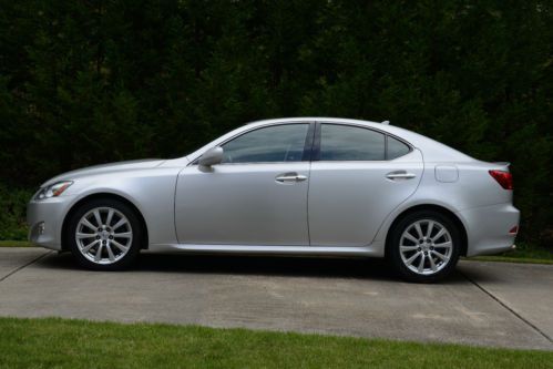 Lexus is250, sedan, silver, leather, sunroof, rwd, clean, second owner