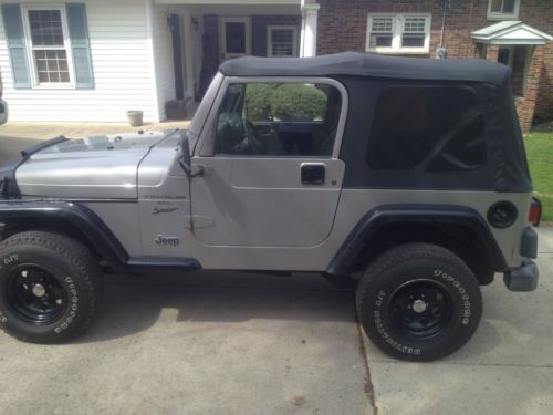 2001 jeep wrangler sport sport utility 2-door 4.0l