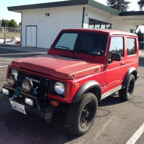 1987 samurai, sport utility 2-door 1.3l, hard top