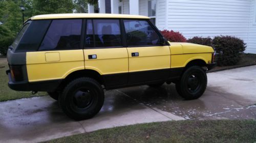 1992 range rover classic land rover lifted suspension