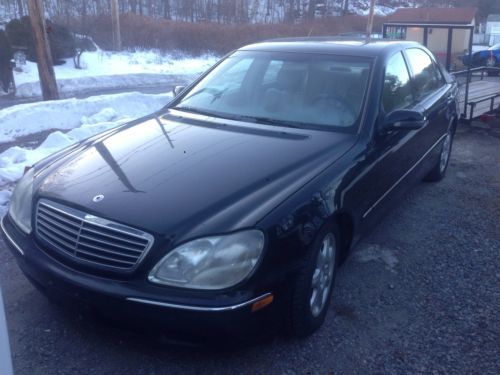 2000 mercedes-benz s500 base sedan 4-door 5.0l.    no reserve