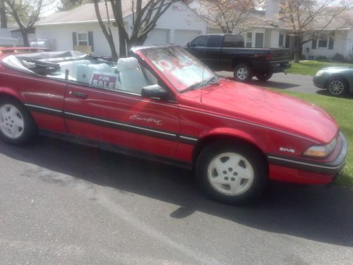 1991 pontiac sunbird convertible