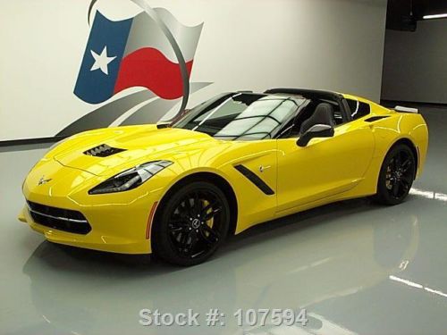 2014 chevy corvette stingray z51 7-spd rear cam 461 mi texas direct auto