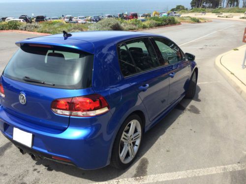 2013 rising blue vw golf r- pristine condition