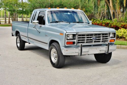 Beautiful restored 1984 ford f-250 xlt extra cab 460 v-8 loaded a/c michelins.