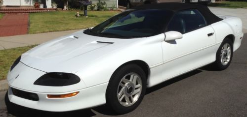 1995 camaro convertible manual transmission original owner new factory engine