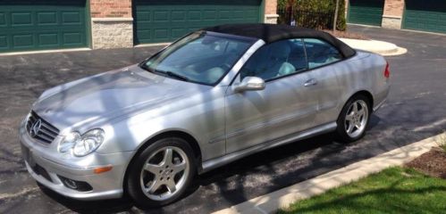 2004 mercedes-benz clk500 base convertible 2-door 5.0l