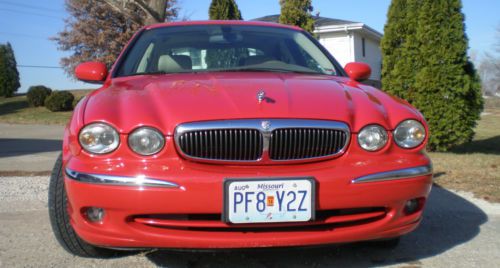 Beautiful red 2002  x-type juguar