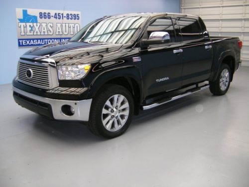 We finance!!!  2012 toyota tundra platinum crewmax 4x4 roof nav 10k texas auto