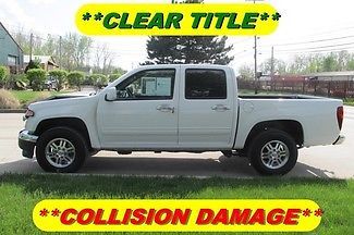 2012 gmc canyon crew cab 4wd rebuildable wreck clear title