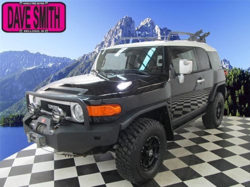 2007 toyota fj cruiser 4wd manual custom wheels and tires grille guard