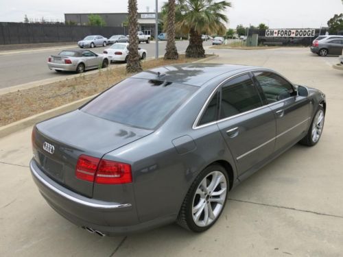 2009 audi s8 s line damaged wrecked rebuildable salvage low reserve 09 !