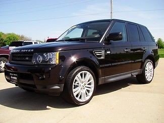 2011 land rover range rover sport nav, leather rare color brown interior