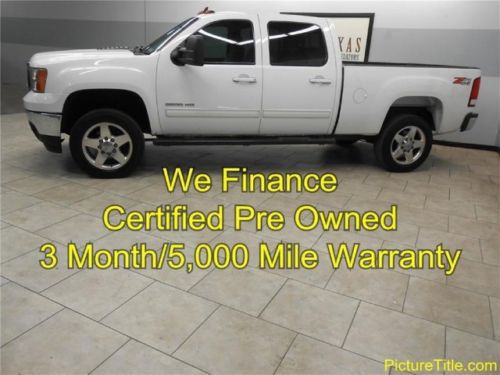 11 sierra 2500 slt 4x4 leather heated seats 6.6 duramax diesel we finance texas