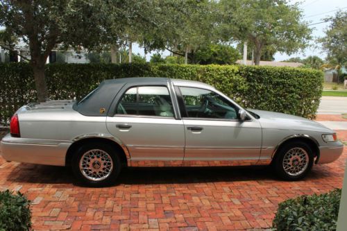 2001 mercury grand marquis gs-1-owner-fla-kept-lowest mileage in the usa!