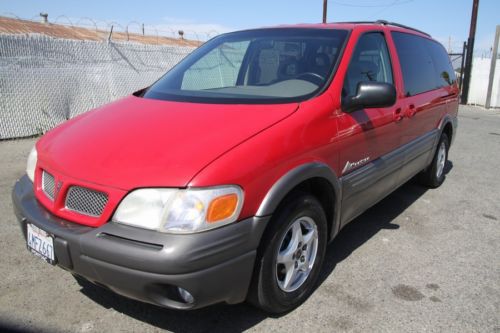 2000 pontiac montana 4-door extended 117k  automatic 6 cylinder no reserve