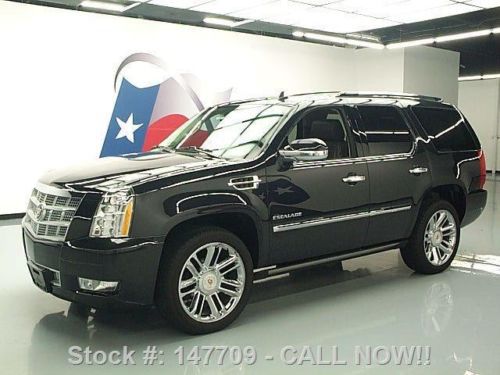 2012 cadillac escalade platinum awd sunroof nav dvd 26k texas direct auto