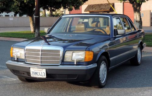 California original, one owner 1989 420 sel, 99k original miles, nice car!