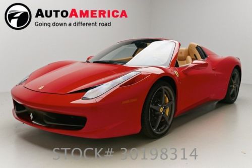 2014 ferrari 458 italia spider 249 low miles carbon wheel pwr daytonas shields