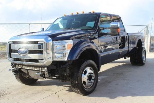 2012 ford f-450 super duty crew cab drw 4wd damaged rebuilder runs!! must see!!