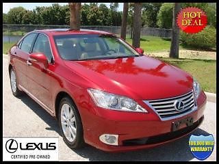 Lexus certifeid 2011 es 350 navigation comfort seats leather sunroof +0% apr!