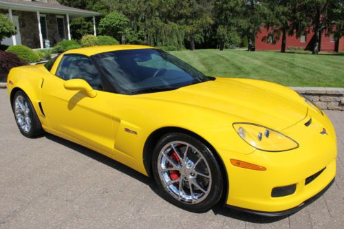 2009 chevrolet corvette z06 372 actual miles nav garage kept 1-owner no reserve