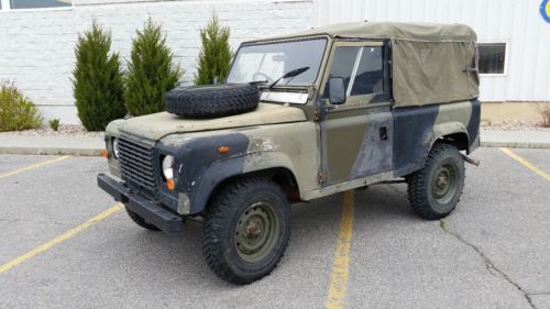 Land rover defender 90 ex british ministry of defence 17,000 kilometers!