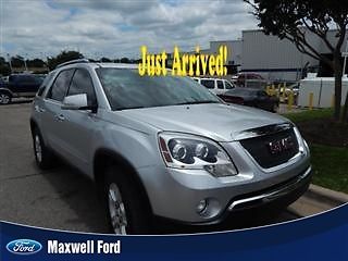 09 gmc acadia slt 4x2, 3.5l v6, auto, leather, dvd, 3rd row, we finance!