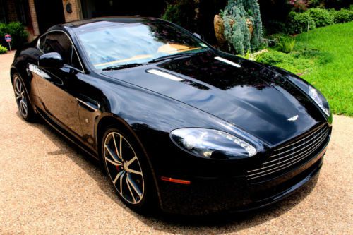 Aston martin vantage highly optioned, pristine 1 owner 5k miles carfax certified
