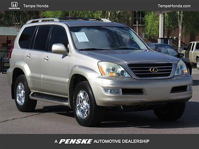 Lexus gx 470 4dr suv 4wd suv automatic gasoline 4.7l dohc sfi 32-valve v8 dorado