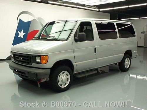 2007 ford e350 12-passenger van 5.4l v8 cd audio 65k mi texas direct auto