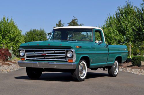 1968 ford f100 ranger short box, 390 v8, f-100 swb nice little truck rat rod