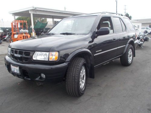 2001 isuzu rodeo no reserve