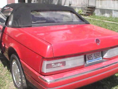 1990 allante convertible  $1,300.00
